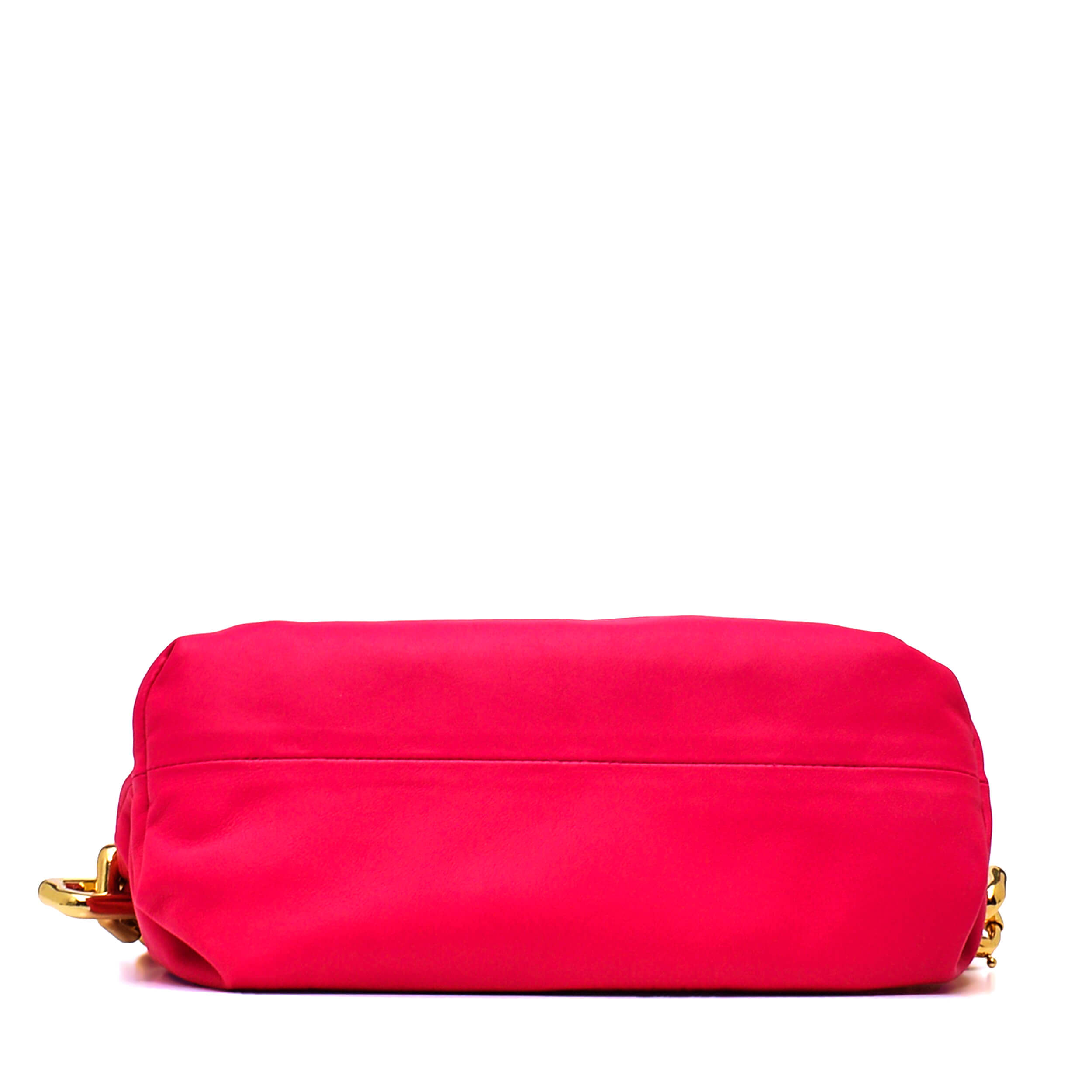 Bottega Veneta - Pink Leather Chain Pouch Bag